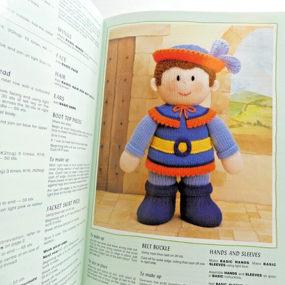 Jean Greenhowe's Storybook Dolls Pattern Booklet Double Knit DIY Vintage 1996 UK - Picture 8 of 9